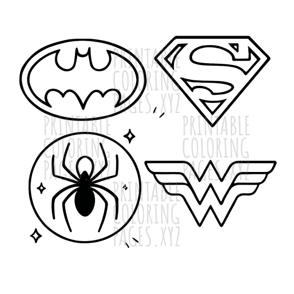Heroic Symbols to Color and Inspire