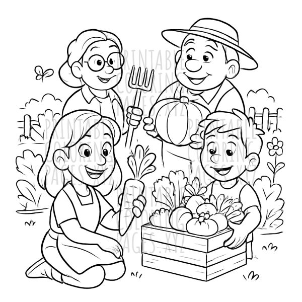 Bountiful Community Garden Harvest Delight