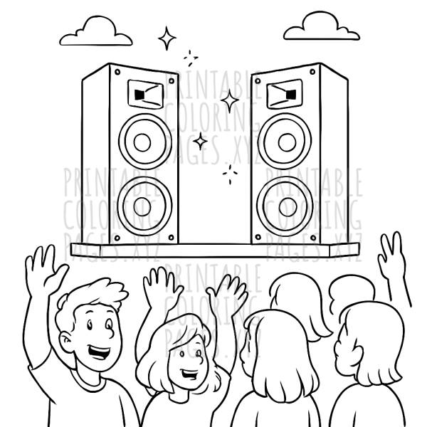 Rock the Stage: Concert Speakers and Crowd Fun