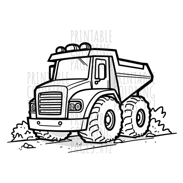 Powerful Construction Truck Action Scenes