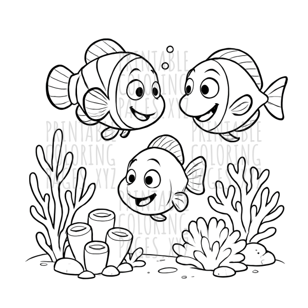 Vibrant Coral Reef Fish Adventure