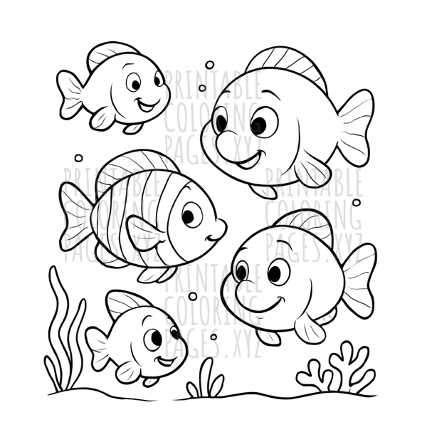 Underwater Adventure with Coral Reef Fish