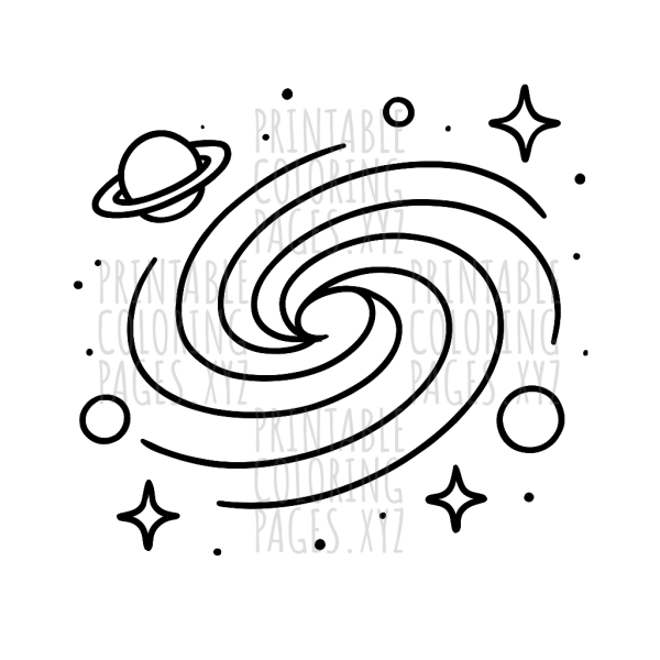 Mystical Cosmic Galaxy Swirls Adventure