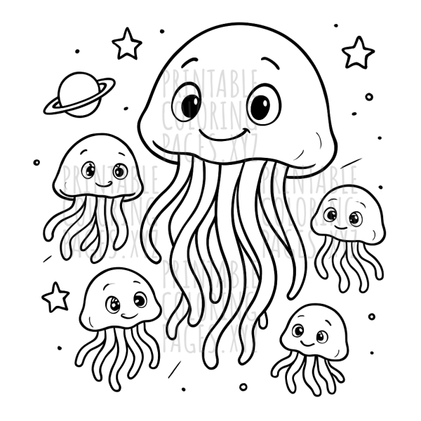 Enchanted Cosmic Jellyfish Swarm Adventure