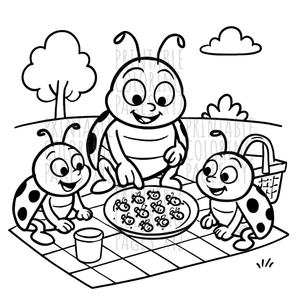 Counting Ladybugs Picnic Adventure