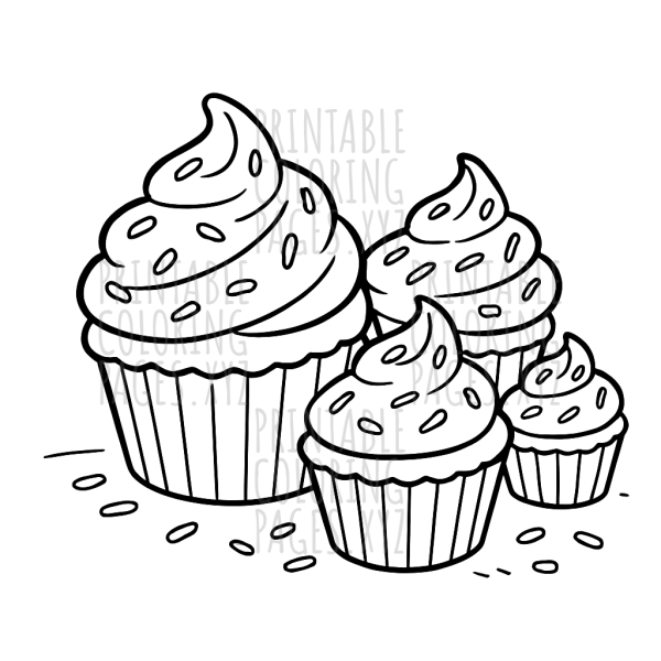 Sweet Sprinkle Cupcake Delight