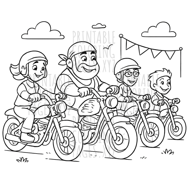 Custom Motorcycles Cruise the Parade