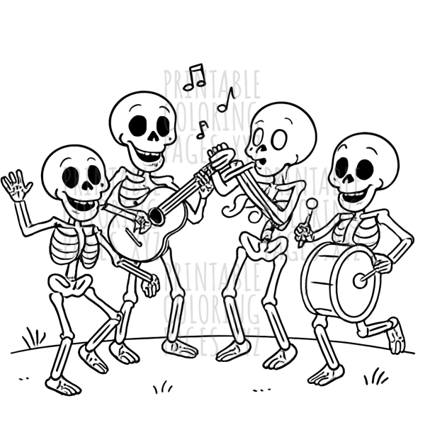 Spooky Fun with the Dancing Skeleton Band