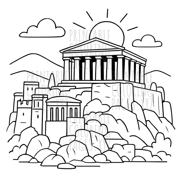 Sunrise Splendor Over the Acropolis