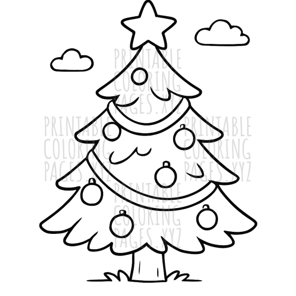 Festive Decorated Christmas Tree Adventure
