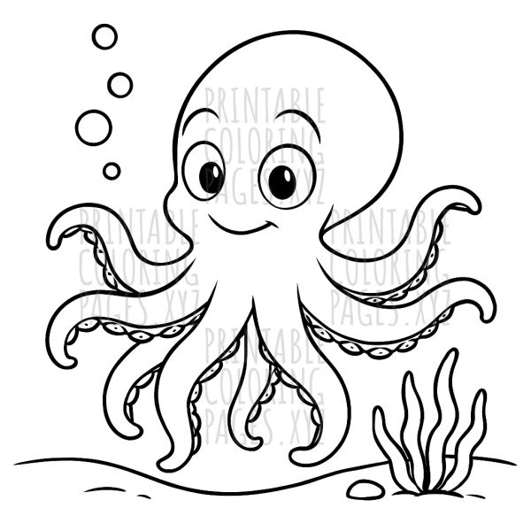 Mystical Deep Sea Octopus Adventure