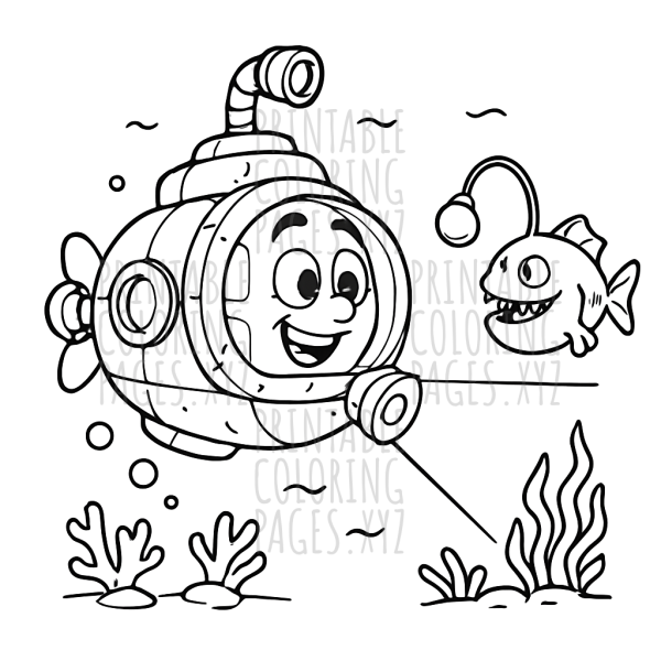 Underwater Adventure: Deep Sea Submarine Exploration