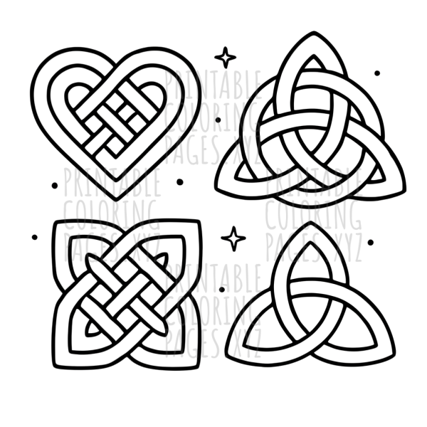 Intricate Celtic Knot Patterns to Color and Enjoy
