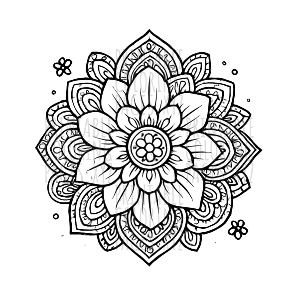 Intricate Floral Mandala Art for Creative Minds