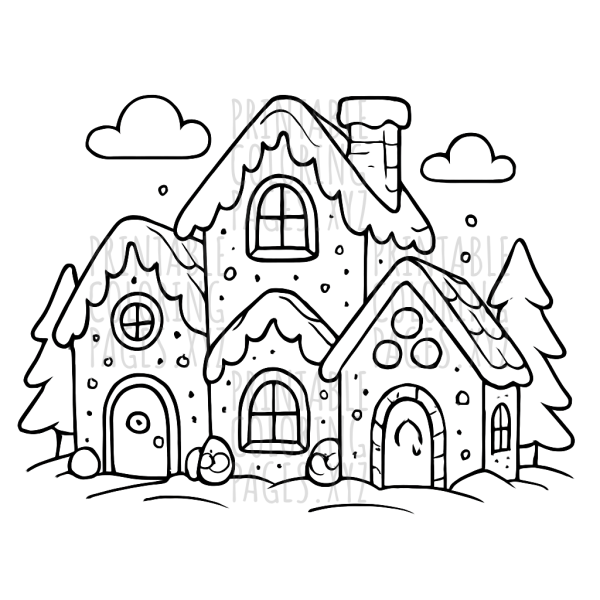 Cozy Gingerbread Village Adventure