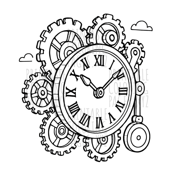 Intricate Mechanical Clockwork Adventure