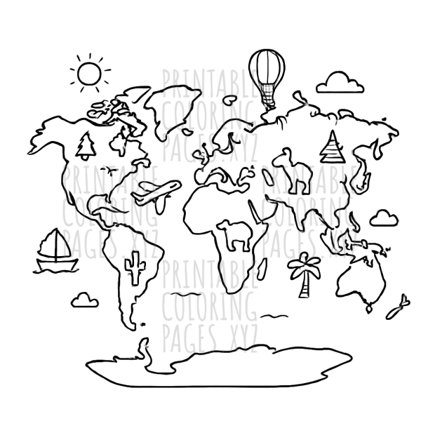 Explore the World: Detailed Map Adventure