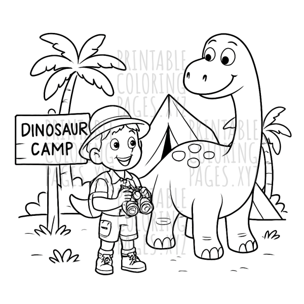 Dinosaur Exploration Camp Adventure