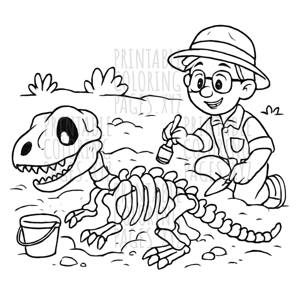 Dinosaur Skeleton Dig Adventure
