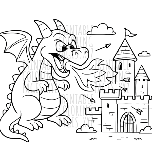 Epic Dragon and Castle Siege Adventure