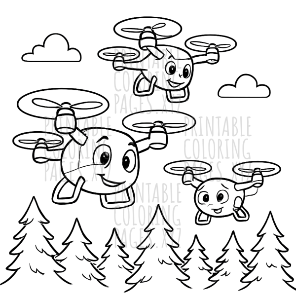 Soaring Adventure: Drones Exploring the Forest