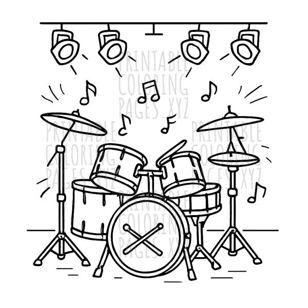 Live Concert Drum Set Adventure
