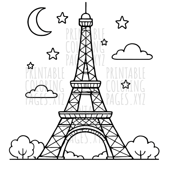 Moonlit Eiffel Tower Adventure