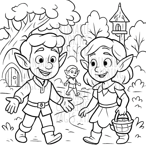 Enchanted Elves of the Woodland Village