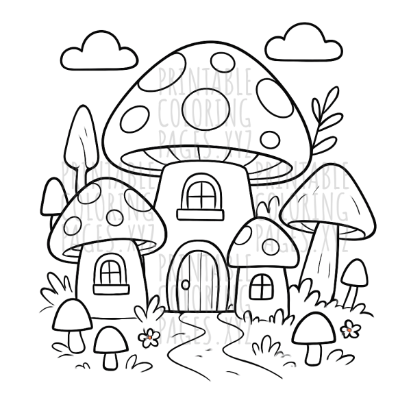 Magical Adventure in the Enchanted Mushroom Village
