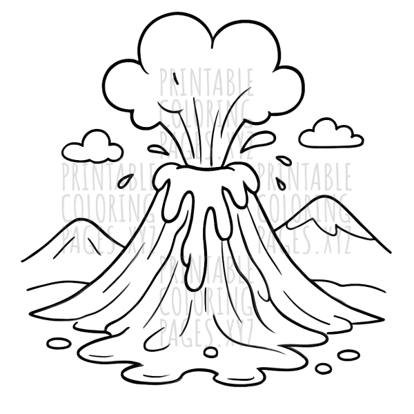 Exciting Erupting Volcano Lava Flow Adventure