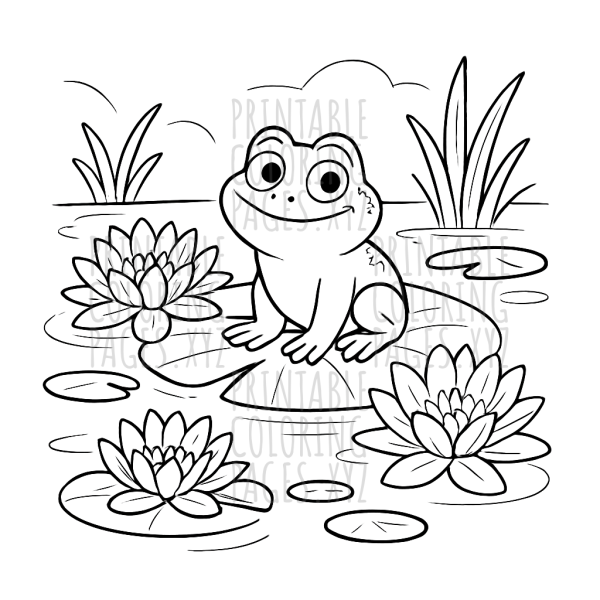 Tranquil Exotic Lily Pond Adventure