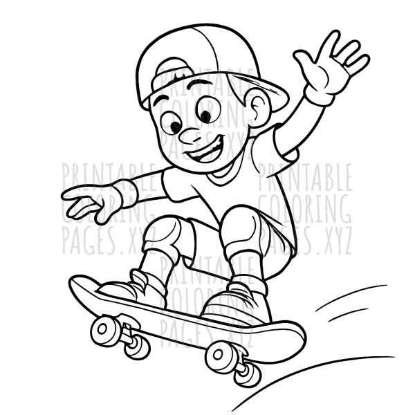 Thrilling Skateboard Tricks in Action