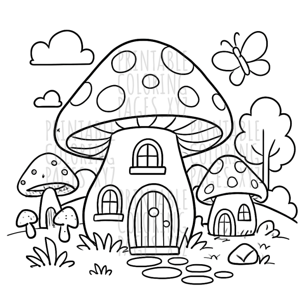 Magical Fairy Tale Mushroom Village Adventures