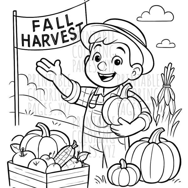 Celebrate Autumn Fun with Fall Harvest Festival Art