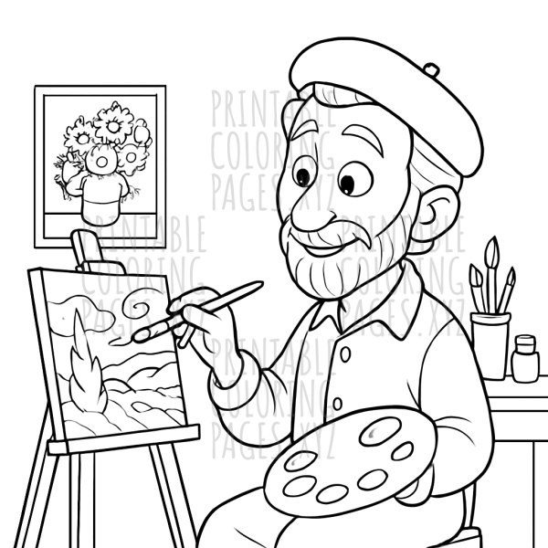 Creative Studio Time with Famous Artist Paintings