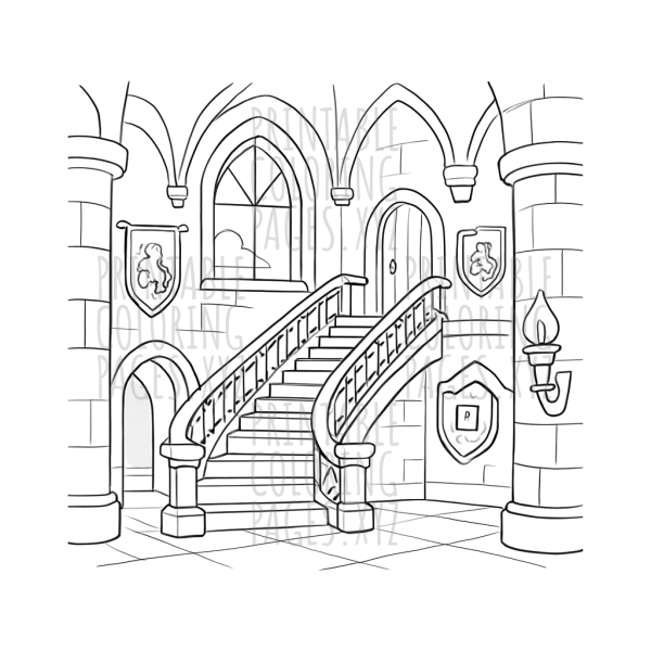 Majestic Fantasy Castle Interiors