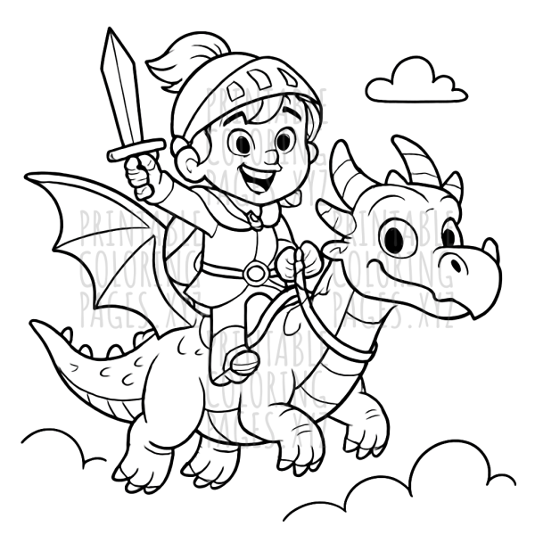 Epic Fantasy Dragon Rider Adventure