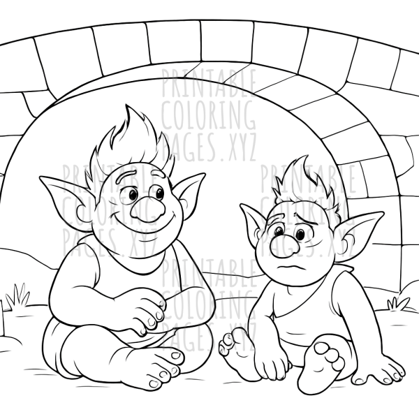 Mystical Trolls Waiting Under the Bridge