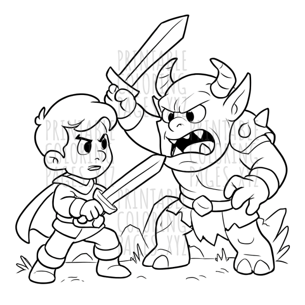 Epic Fantasy Video Game Battle Scene