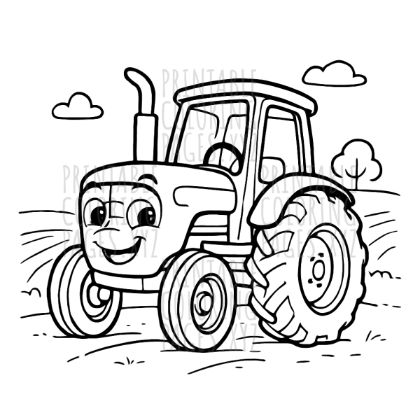 Sunny Farm Tractor Adventure