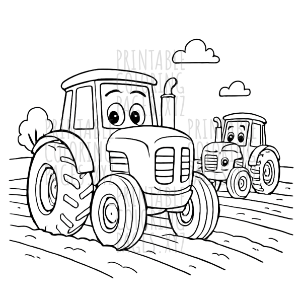 Big Farm Tractor Fun in the Field