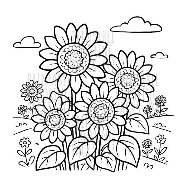 Sunflower Meadow Magic