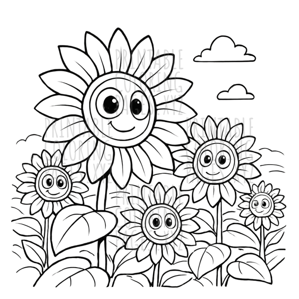 Giant Sunflower Field Adventure