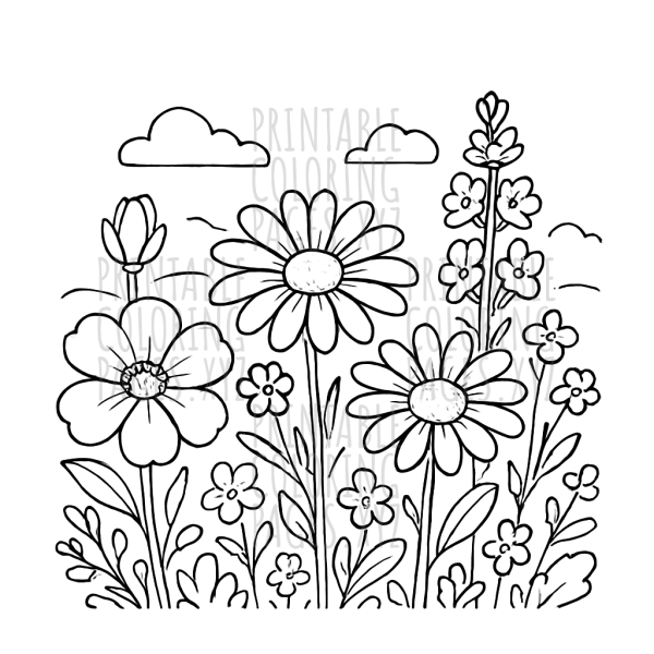 Blooming Wildflower Meadow Adventure