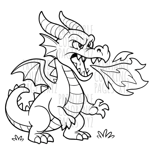 Ferocious Fire-Breathing Dragon Adventure