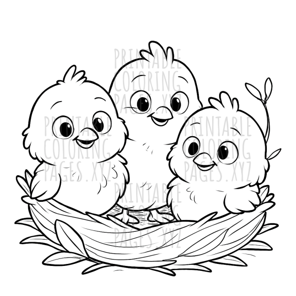 Cozy Fluffy Chicks Nesting Adventure