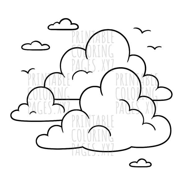 Soft Dreams: Fluffy Clouds on a Bright Blue Sky