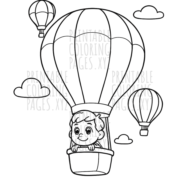 Soaring Serenity: Flying Hot Air Balloons Adventure