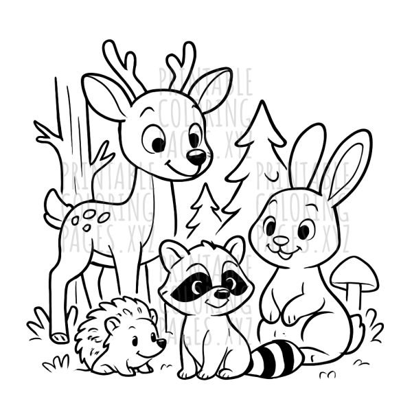 Whimsical Forest Friends Gathering