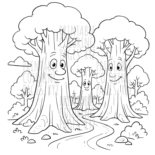 Mystical Forest with Giant Trees Adventure